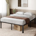 Zinus Van Metal Platform Bed Frame – Super King 180x200cm – Black