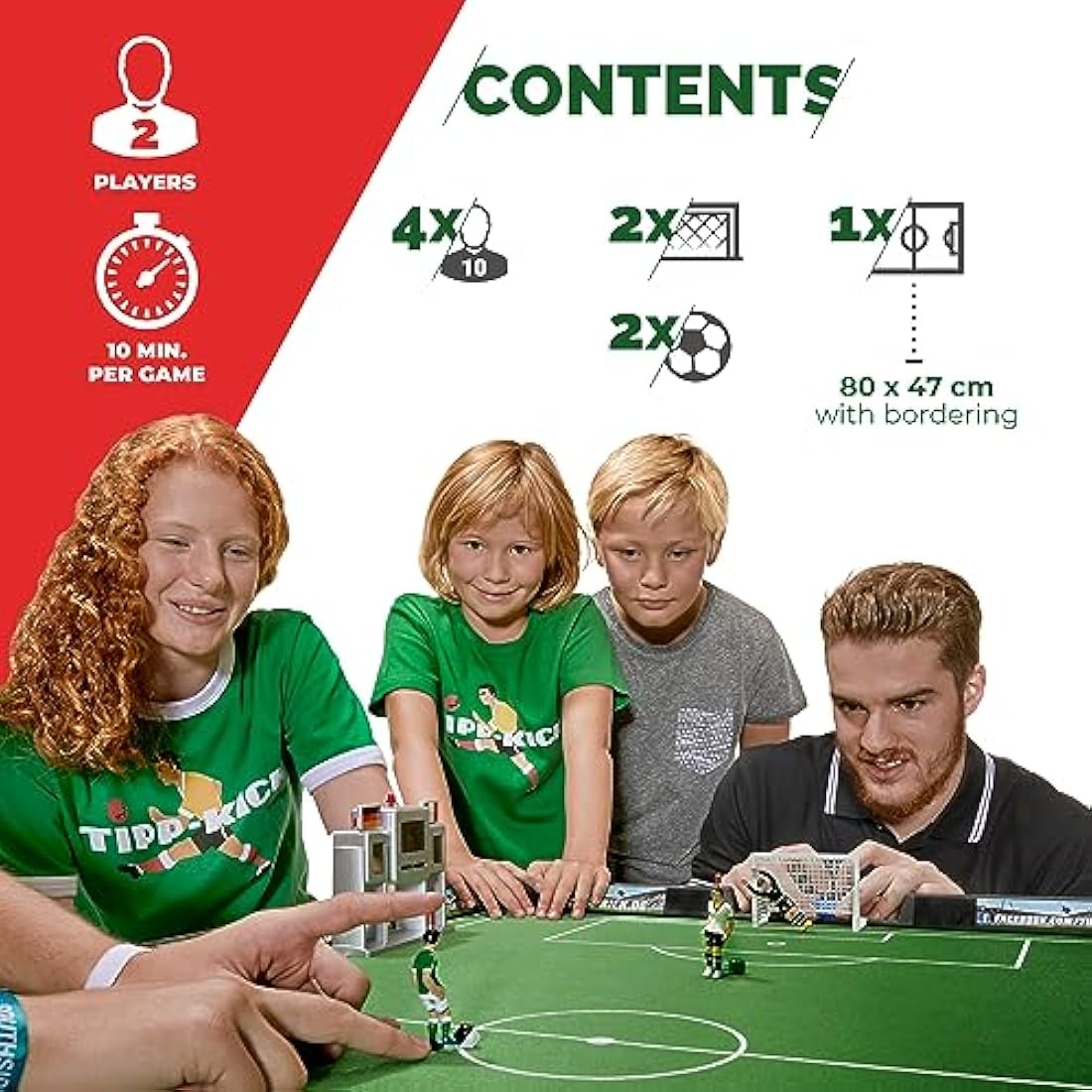 Tipp-Kick Retro Table Soccer Set – 1950s Style Football Game