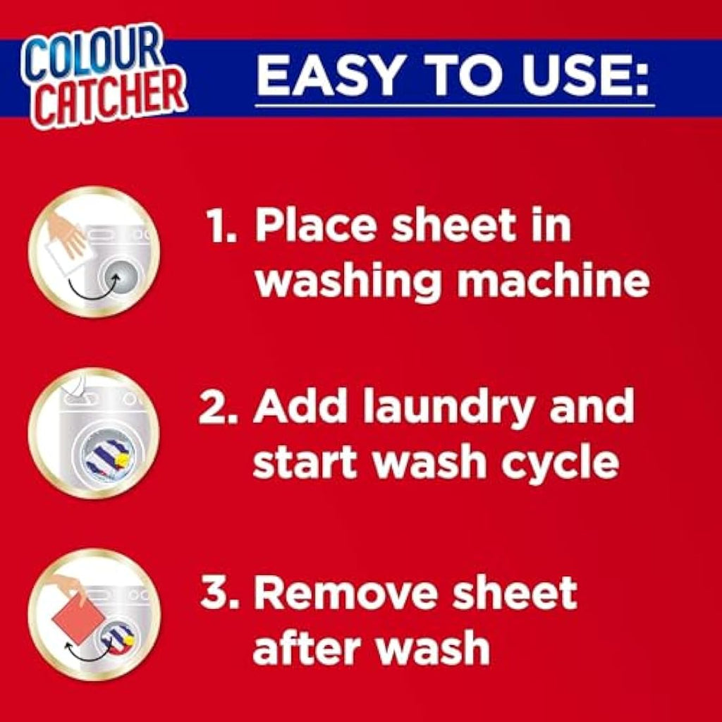 Colour Catcher Max Protect Laundry Sheets – Colour Protection – 120 Count