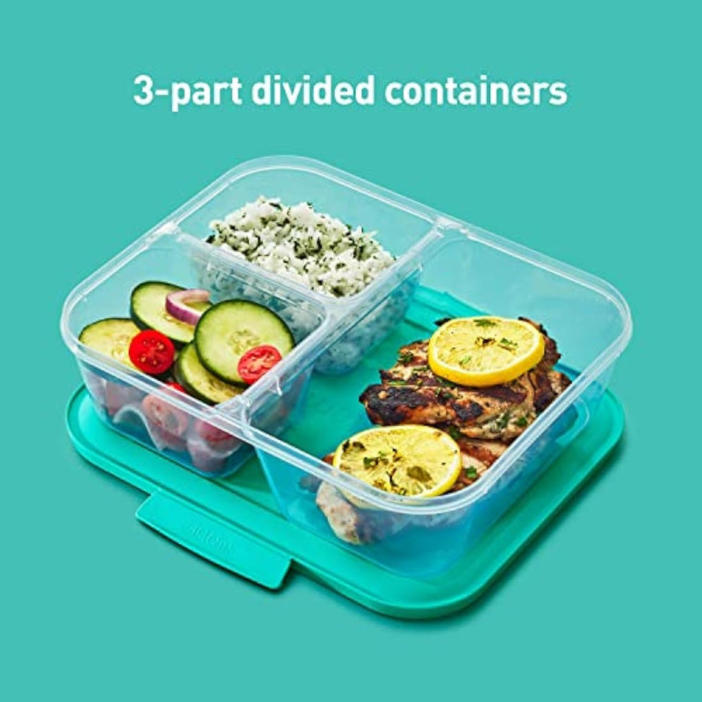 Sistema NEST IT Meal Prep Containers | 1.9L Airtight Lunch Boxes, 5 Pack