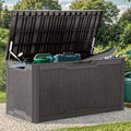 YITAHOME 380L Outdoor Garden Storage Box – Waterproof Lockable Deck Box