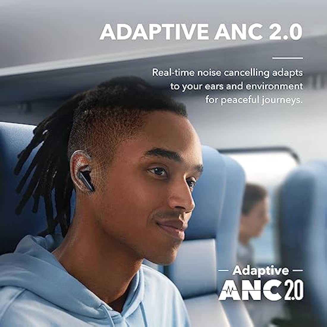 Soundcore Liberty 4 NC Wireless Earbuds | Adaptive Noise Cancelling - Black