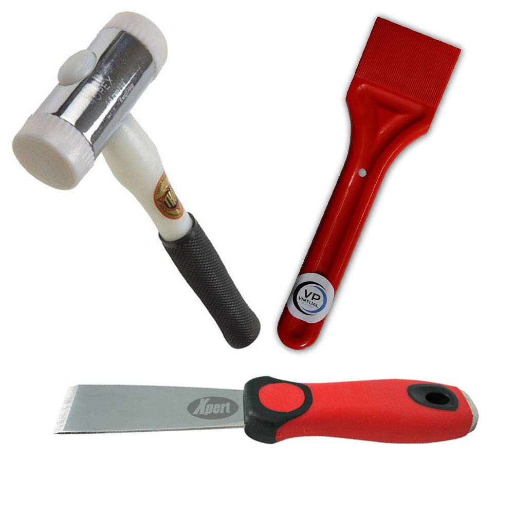 Xpert Glazing Tool Kit - Window Installation Set with Thor Nylon Hammer