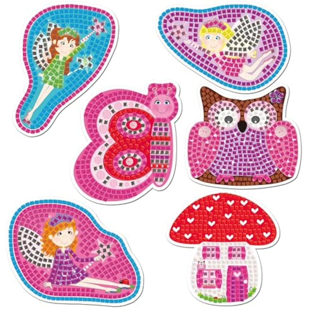 Galt Fairy Sparkle Mosaics – Kids Glitter Art & Craft Kit, Ages 5+