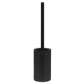 Spirella Tube Brosse WC à Poser - Noir Mat en Porcelaine et Bambou