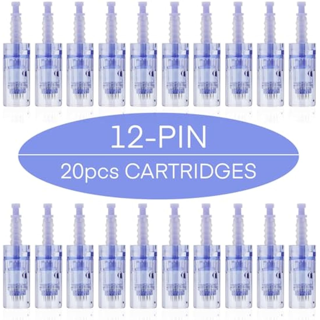 12-Pin Microneedling Cartridges for Ultima A6 - 20 Pack