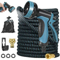 100FT Expandable Garden Hose with 10-Function Spray Gun
