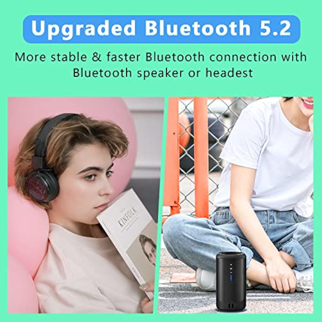 AiMoonsa 64GB MP3 Player with Bluetooth 5.2 | HiFi Lossless Music Player