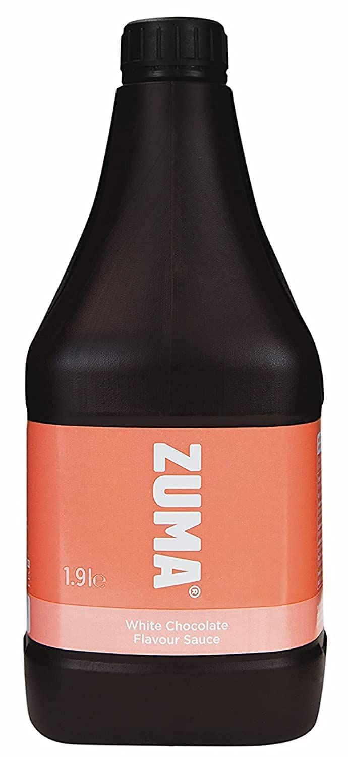 Zuma White Chocolate Sauce – Creamy Gourmet Dessert Topping (1.9L)