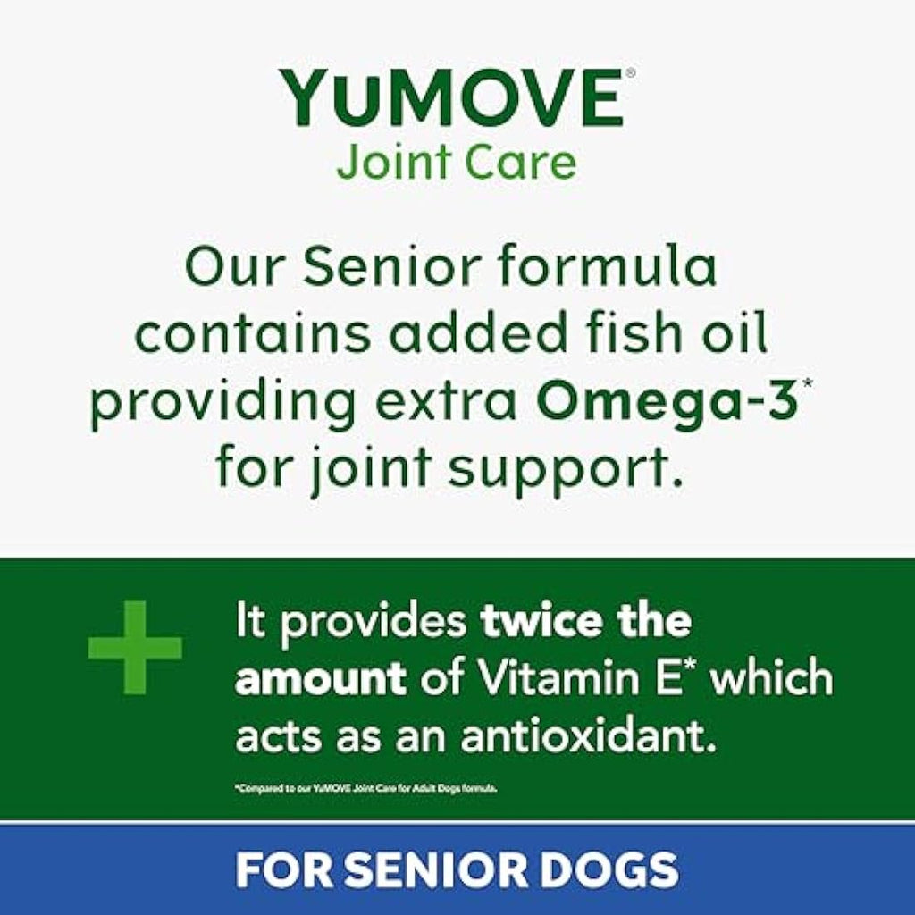 YuMOVE Senior Dog Joint Supplement | High Strength Hip Care | 120 Tablets