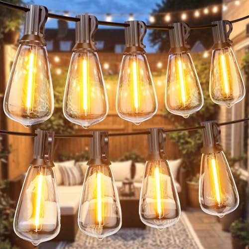 Festoon Lights – 100FT Waterproof ST38 LED Outdoor String Lights