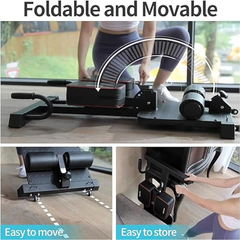 Leikefitness 8400 Sissy Squat Bench | Multi-Function Home Gym Station