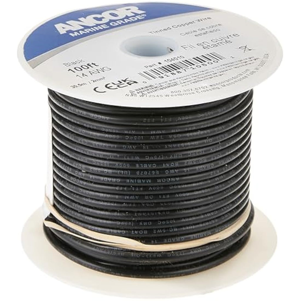 Ancor Marine Grade Primary Wire – Tinned Copper Battery Cable 600V