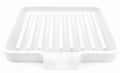 Happitasa Silicone Soap Dish and Sponge Holder with Drain Chute, 2 Pack