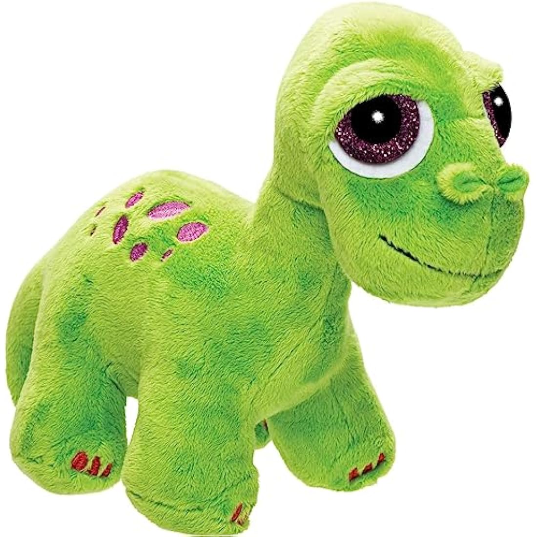 Suki Gifts Brontosaurus Stuffed Dinosaur Plush Toy - Green Soft Boa