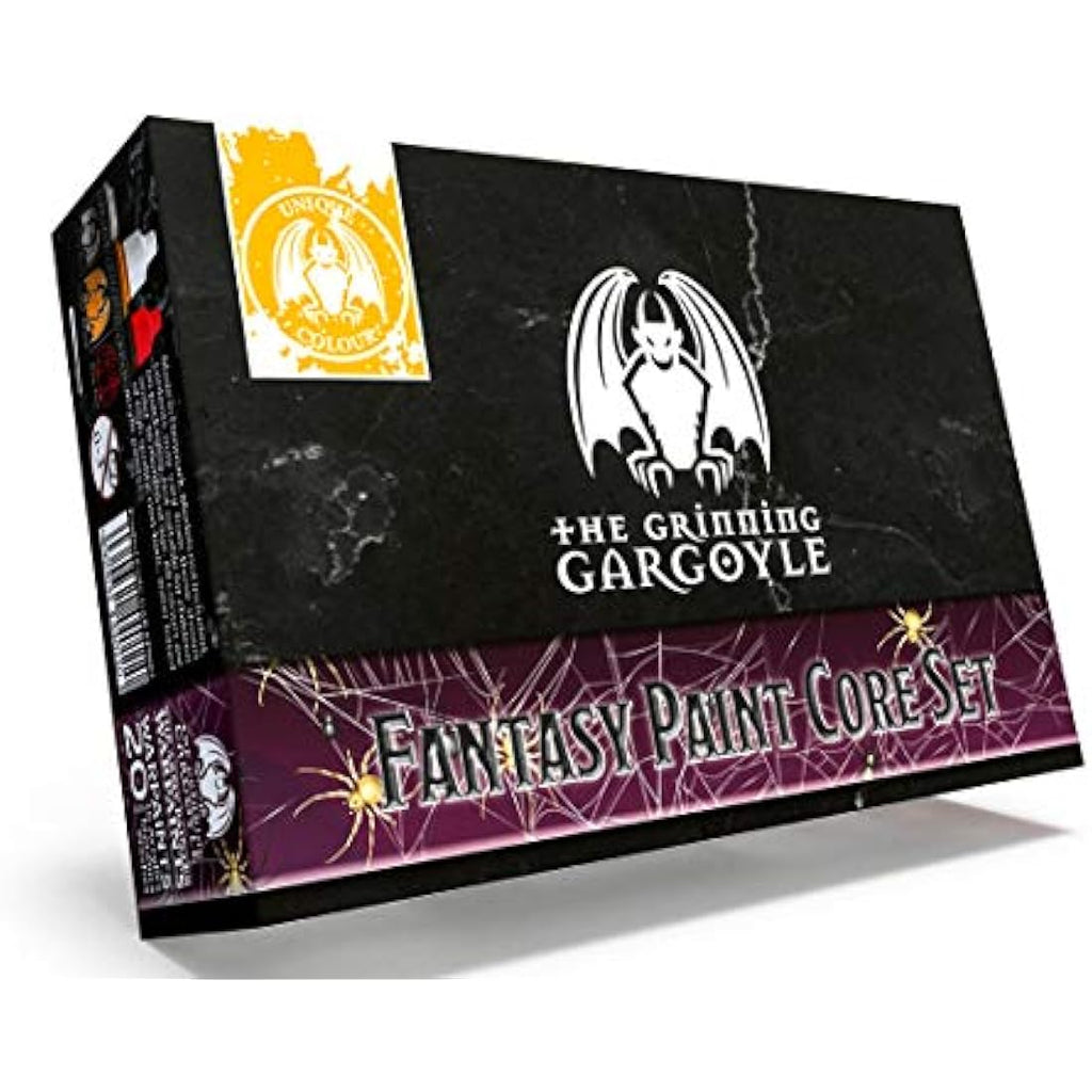 Grinning Gargoyle Fantasy Model Paint Set | 20 Acrylic Paints & Brush