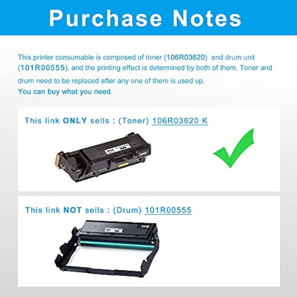LCL 106R03620 Black Toner Cartridge for Xerox Phaser 3330 & WorkCentre 3335