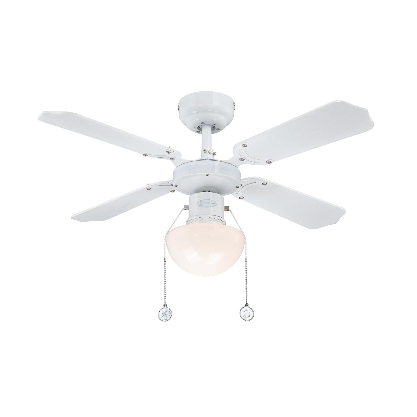 Westinghouse Portland 90cm Indoor Ceiling Fan | White & Beech Blades