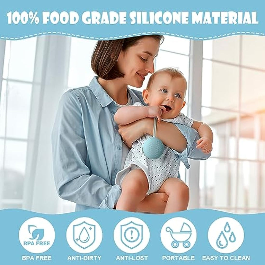 Jolof Store Silicone Pacifier Holder Case – 2 Pack Portable Soother Pods