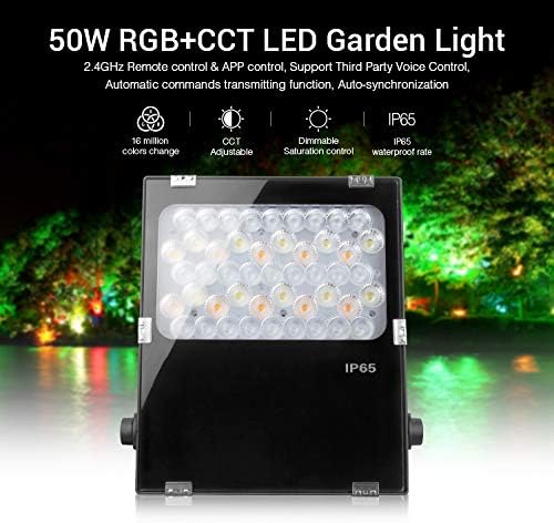 Milight 50W RGBCCT LED Garden Spotlight - IP66 Waterproof Smart Light