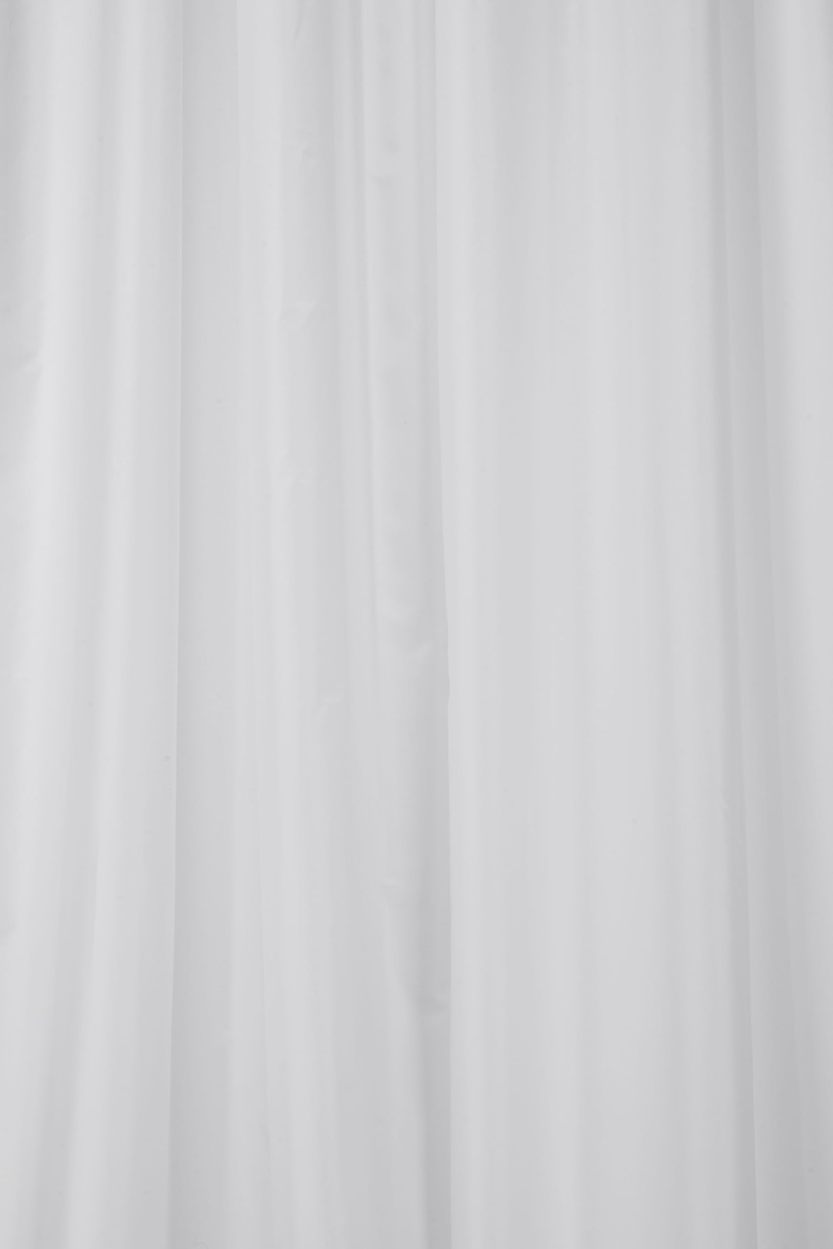 Croydex White Textile Shower Curtain | Anti-Microbial & Water-Resistant