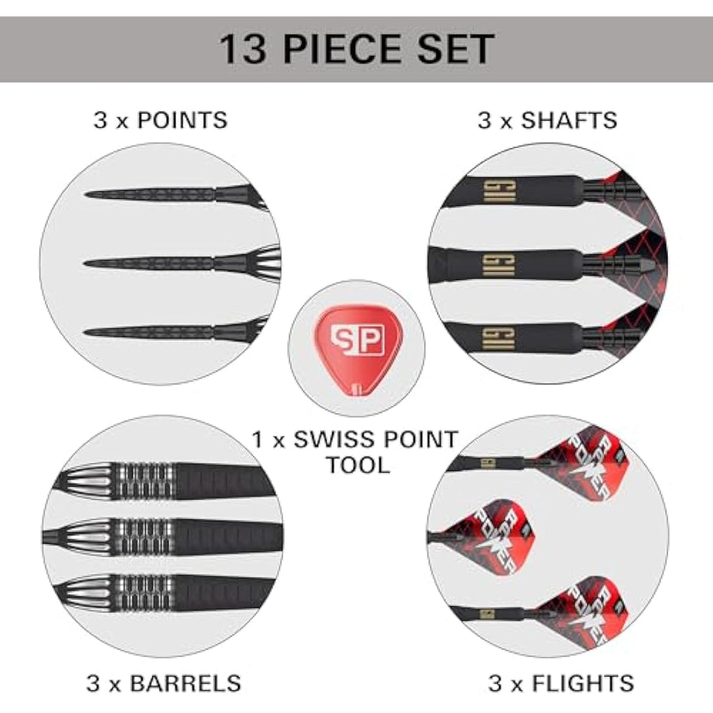 Target Phil Taylor Gen 11 Power 9-Five 95% Tungsten Steel Tip Darts