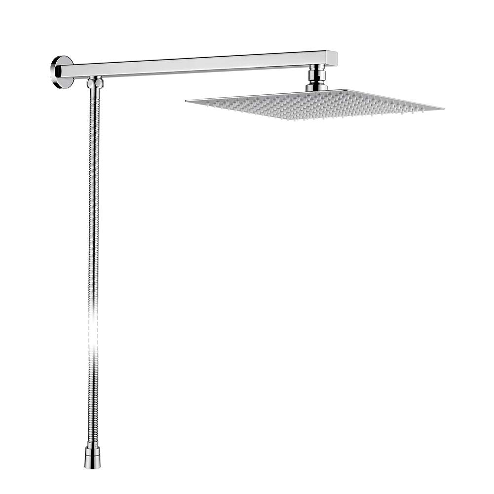 GRIFEMA G7007 10 Inch Rainfall Shower Head Set | Stainless Steel Chrome