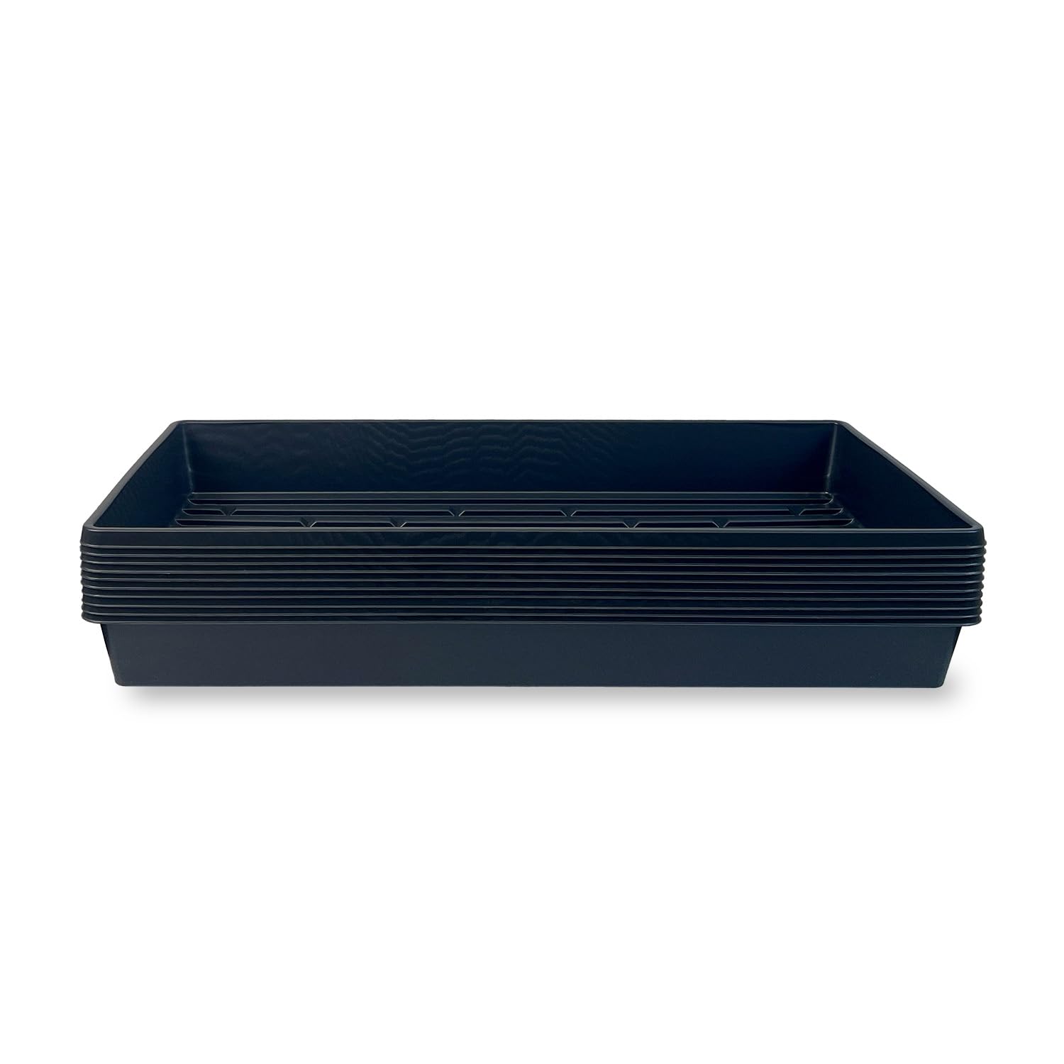 Jolof Store 10-Pack Plant Growing Trays – 20x10 No Drain Hole Seed Starters