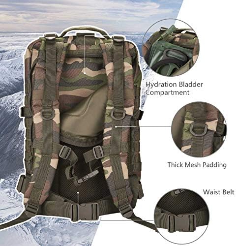 Hannibal Tactical Military Backpack | Durable Molle System Hiking Rucksack