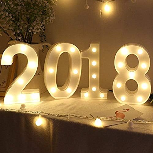 LED Marquee Number 8 Light – Battery Operated Party Decor