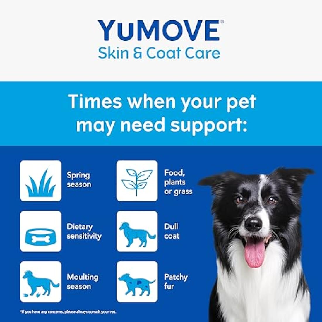 YuMOVE Skin & Coat Care Moulting Supplement for Dogs - 500ml Bottle