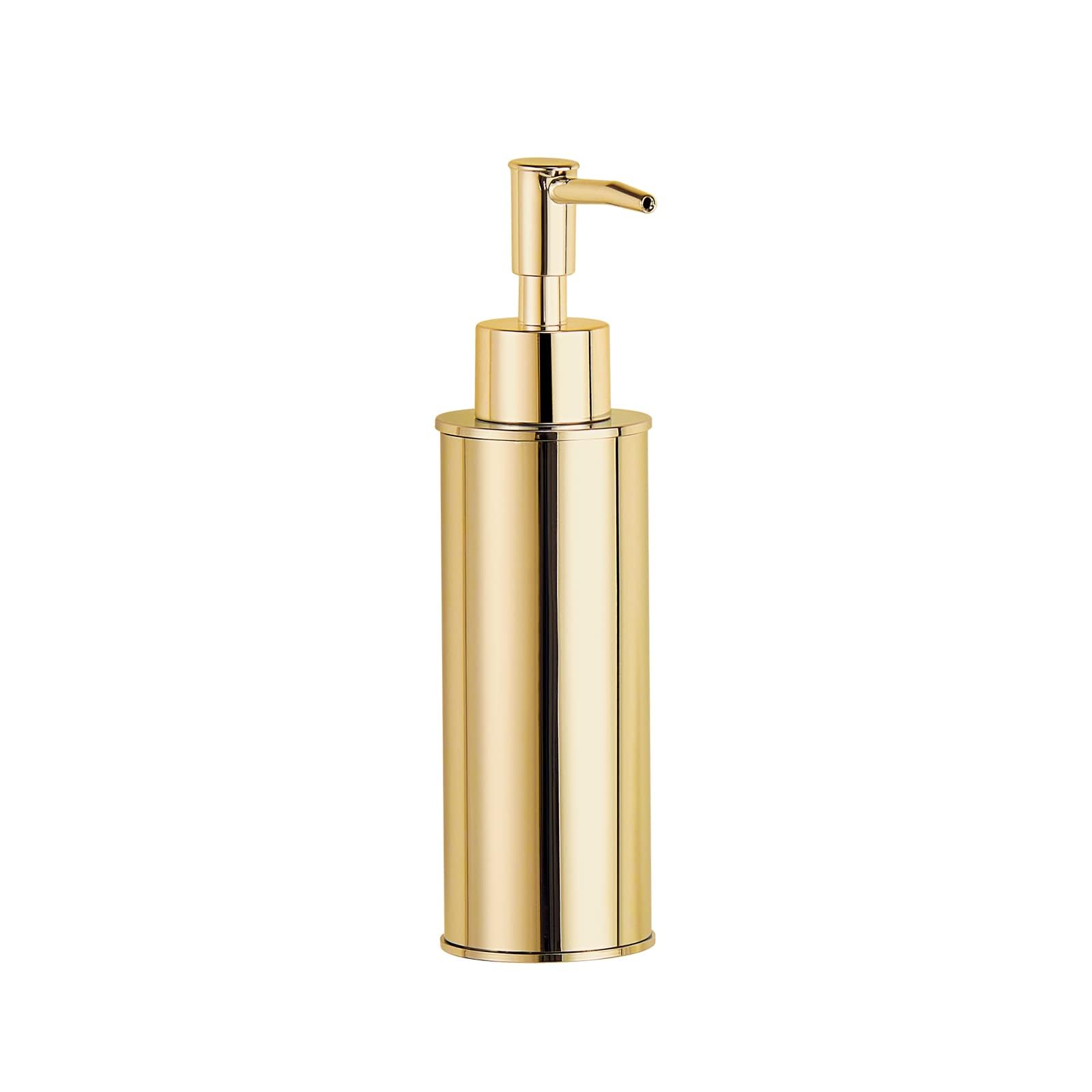 BGL Gold Soap Dispenser | 6oz Stainless Steel Refillable Lotion Pump Bottle