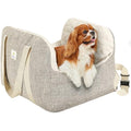 Pawaboo Small Dog Booster Car Seat | Waterproof Travel Bed up to 25lbs