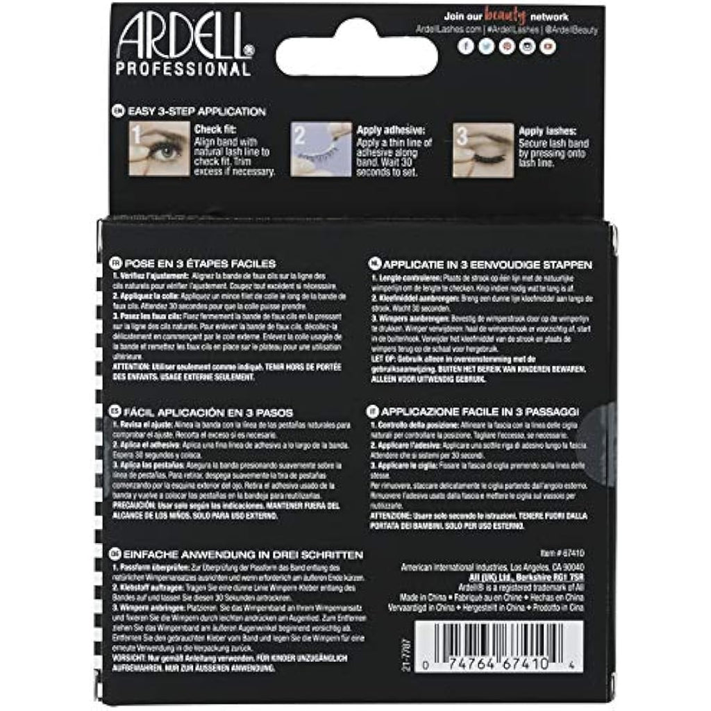Ardell Faux Mink 811 False Lashes – Invisiband Volume Pack of 4