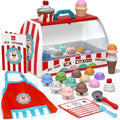 Lehoo Castle 28pcs Ice Cream Shop Play Food Set - Montessori STEM Toy