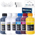 LCL Premium DTF Ink Refill Kit | 1500ml CMYK+2W for Epson Inkjet Printers