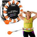 K-MART Smart Weighted Hula Hoop – 24 Detachable Knots for Fitness