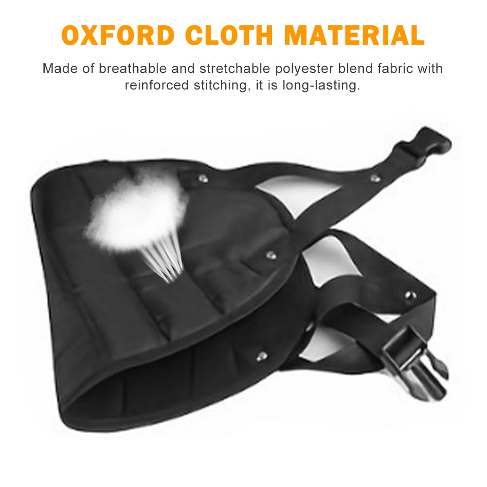 Adjustable Airplane Foot Hammock, Lightweight Washable Oxford Cloth Foot Rest with Waterproof Storage Bag - image 5