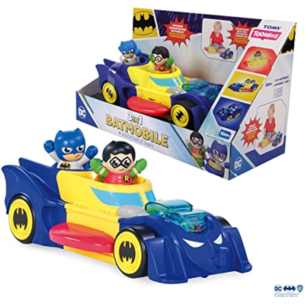 Toomies DC Comics Batman 3-in-1 Batmobile Transforming Toy Vehicle