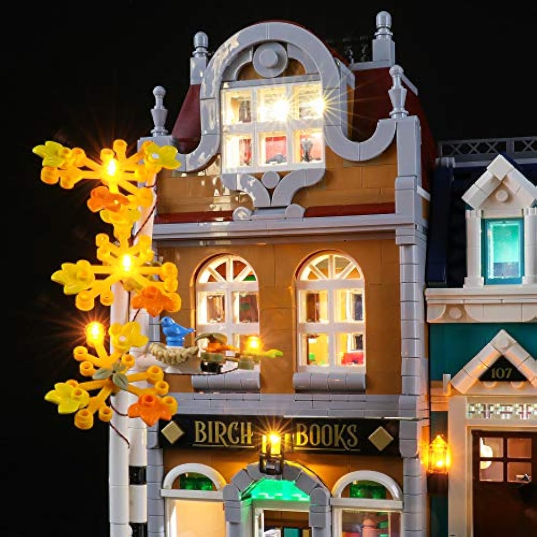 Briksmax LED Lighting Kit for LEGO 10270 Bookshop Building Model