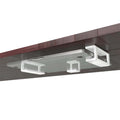 MOBILEFOX Laptop Under-Table Shelf, Holder, Stand for Notebook, MacBook, 0 to 35 mm in Height, White
