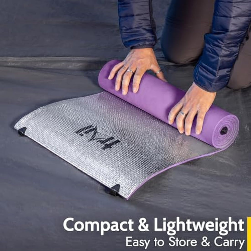 Jolof Store Aluminium Thermal Camping Mat – 7mm Waterproof Sleeping Pad