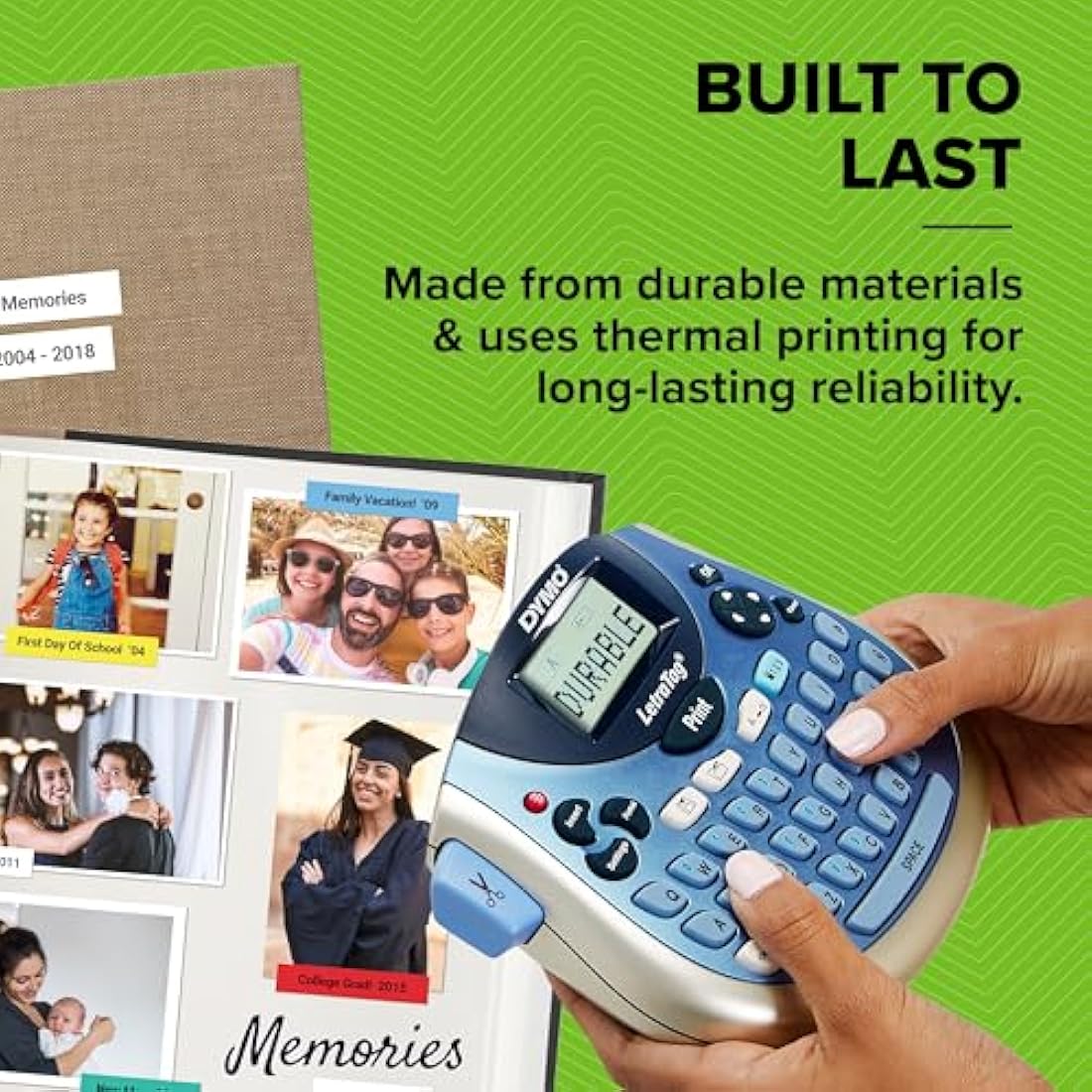 Dymo LetraTag LT-100T Label Maker | Portable QWERTY Printer | Silver