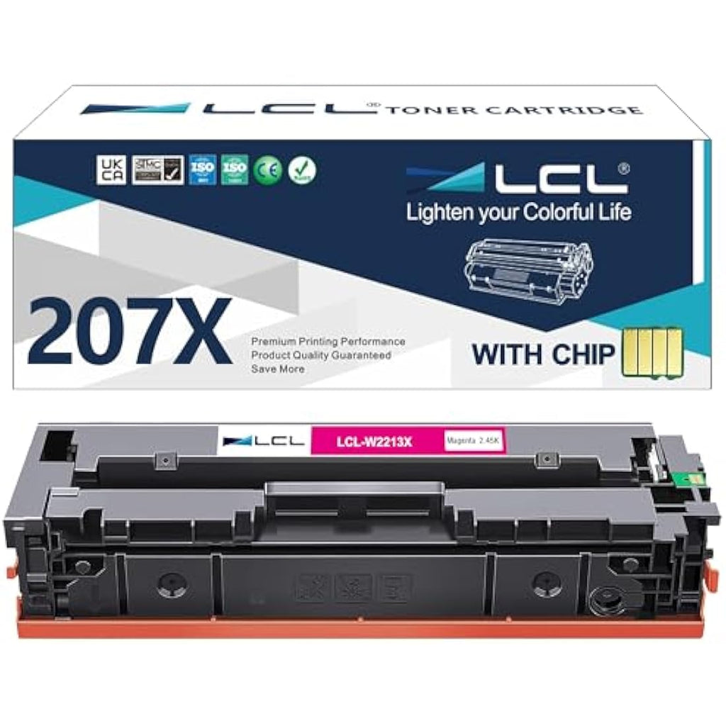 LCL 207X Magenta Toner Cartridge with Chip for HP Color LaserJet Pro