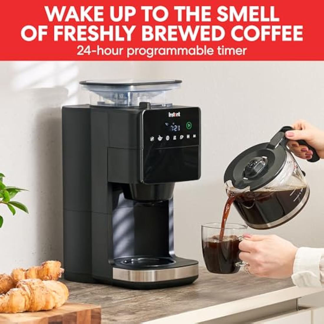 Bean to Cup Coffee Maker | Programmable Burr Grinder