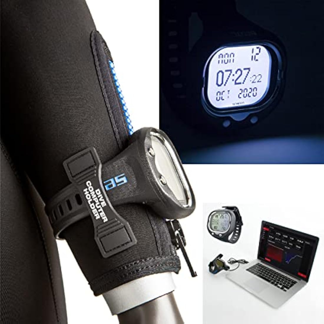 SEAC Screen Wrist Dive Computer - Scuba and Freediving Modes