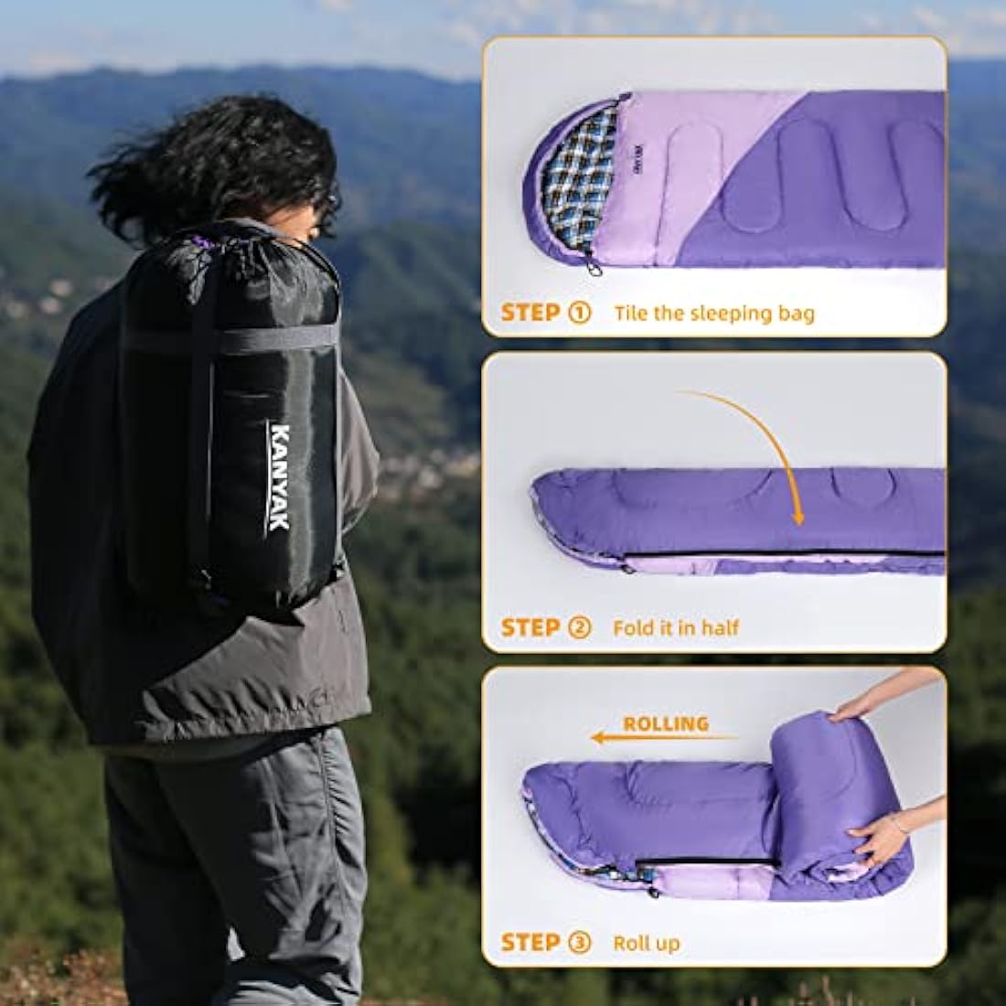 Jolof Store 3-4 Season Sleeping Bag | Waterproof Cold Weather Gear