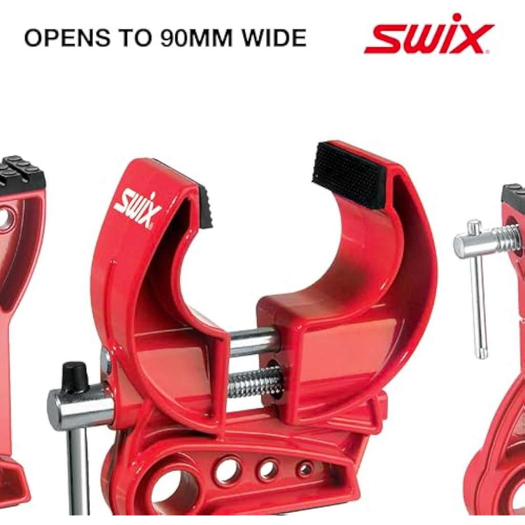 Swix Skischraubstock –  Ski Vise mit 100mm Klemmbreite