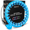 K-MART Smart Weighted Hula Hoop – 24 Detachable Knots for Fitness
