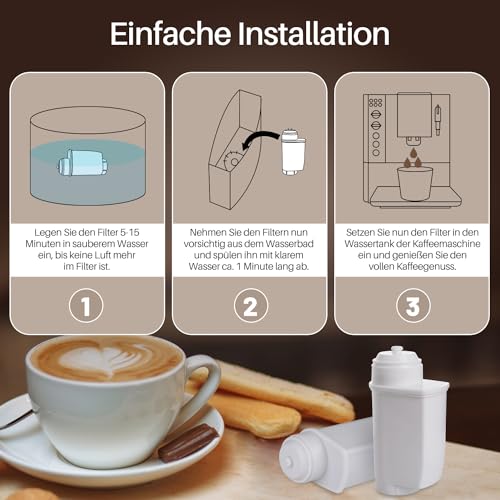GOLDEN ICEPURE Coffee Machine Water Filter for Siemens EQ Series & Bosch